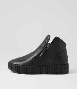 BADIO DJ BLACK BLACK SOLE LEATHER