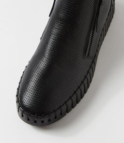BADIO DJ BLACK BLACK SOLE LEATHER