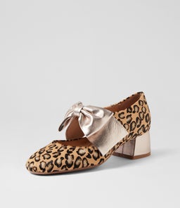 CONNAN DJ TAN METALLIC LEOPARD MULTI