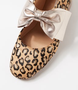 CONNAN DJ TAN METALLIC LEOPARD MULTI