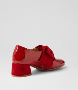 CONNAN DJ DK RED PATENT SUEDE
