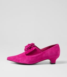 DELMARET DJ FUCHSIA SUEDE