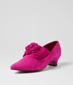 DELMARET DJ FUCHSIA SUEDE