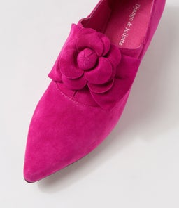 DELMARET DJ FUCHSIA SUEDE