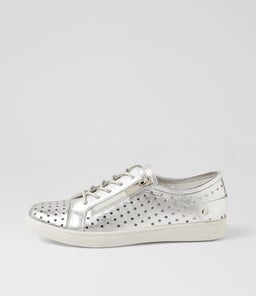 DIDOS DJ SILVER WHITE SOLE LEATHER