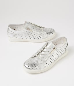 DIDOS DJ SILVER WHITE SOLE LEATHER