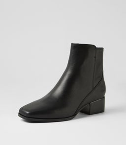 DONALDSY DJ BLACK BLACK HEEL LEATHER