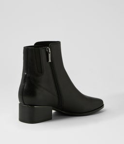 DONALDSY DJ BLACK BLACK HEEL LEATHER