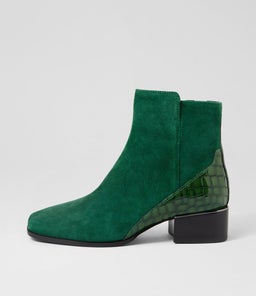 DONALDSY DJ EMERALD EMERALD CROC SUEDE PATENT
