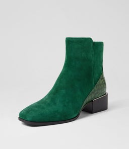 DONALDSY DJ EMERALD EMERALD CROC SUEDE PATENT