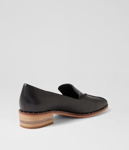 FLEETA DJ BLACK NATURAL HEEL LEATHER