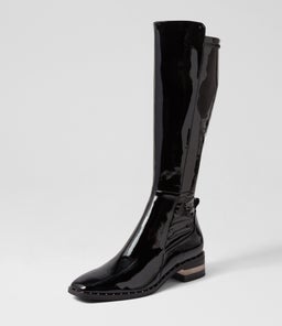 FOLMY DJ BLACK BLACK PATENT STRETCH PATENT PU