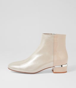 GARYIE DJ NUDE SHIMMER NUDE LEATHER PATENT
