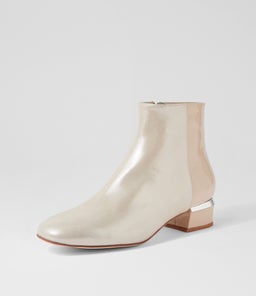 GARYIE DJ NUDE SHIMMER NUDE LEATHER PATENT