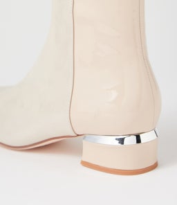 GARYIE DJ NUDE SHIMMER NUDE LEATHER PATENT