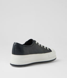 GIZA DJ NAVY WHITE SOLE LEATHER