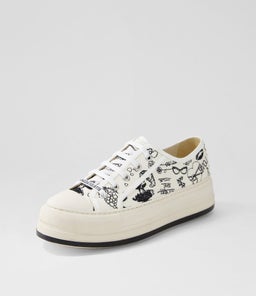 GENESISS DJ OFF WHITE&BLACK PRINT FABRIC