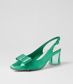 HENSLEY DJ EMERALD SATIN LEATHER