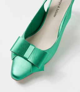 HENSLEY DJ EMERALD SATIN LEATHER