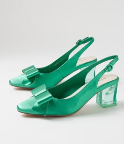 HENSLEY DJ EMERALD SATIN LEATHER