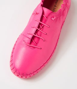 HAZELLE DJ HOT PINK HOT PINK SOLE LEATHER