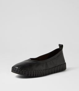 HEATON DJ BLACK BLACK SOLE LEATHER