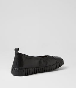 HEATON DJ BLACK BLACK SOLE LEATHER