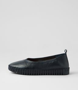 HEATON DJ NAVY NAVY SOLE LEATHER