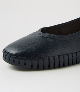 HEATON DJ NAVY NAVY SOLE LEATHER
