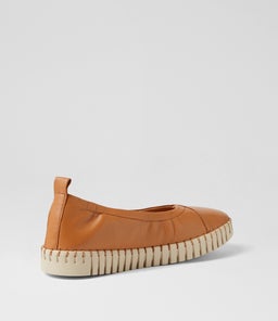 HEATON DJ DK TAN ALMOND SOLE LEATHER
