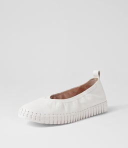 HEATON DJ WHITE WHITE SOLE LEATHER