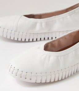 HEATON DJ WHITE WHITE SOLE LEATHER