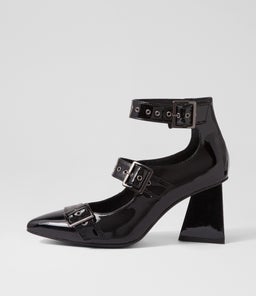 HANANN DJ BLACK PATENT LEATHER