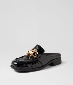 ILSE DJ BLACK CROC LEATHER