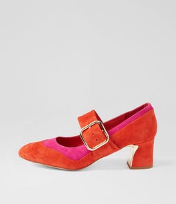 JAPAS DJ ORANGE FUCHSIA SUEDE SUEDE