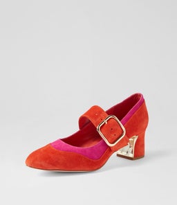 JAPAS DJ ORANGE FUCHSIA SUEDE SUEDE