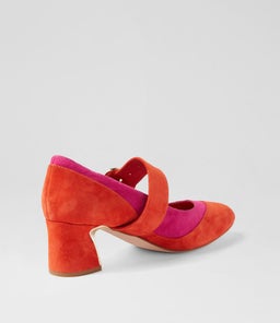 JAPAS DJ ORANGE FUCHSIA SUEDE SUEDE