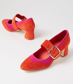 JAPAS DJ ORANGE FUCHSIA SUEDE SUEDE