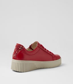 KEES DJ DK RED LEATHER