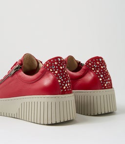 KEES DJ DK RED LEATHER