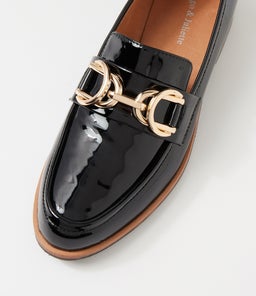 LANNCIS DJ BLACK PATENT LEATHER