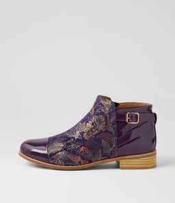 LEART DJ PURPLE PURPLE REGAL PATENT SUEDE