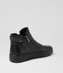 LASTE DJ BLACK BLACK LEATHER PATENT