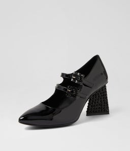 LUCYLE DJ BLACK PATENT LEATHER