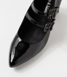 LUCYLE DJ BLACK PATENT LEATHER