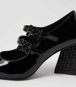 LUCYLE DJ BLACK PATENT LEATHER