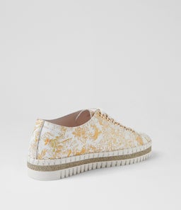 MAHINA DJ WHITE&GOLD LEATHER