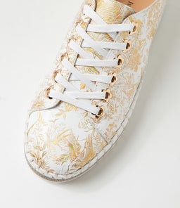 MAHINA DJ WHITE&GOLD LEATHER