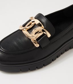 MARAH DJ BLACK BLACK SOLE LEATHER
