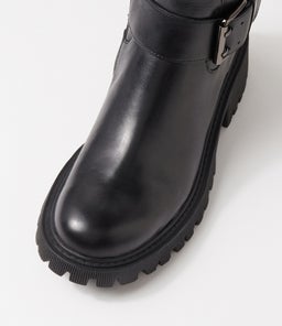 QUELSE DJ BLACK LEATHER
